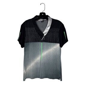 Jamie Sadock Women's Gradient Striped Short Sleeve Top Size S